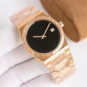 Reloj Mecánico Automático Clásico y Elegante con Caja de Acero Inoxidable en Oro Rosa y Visualización de Fecha para Hombre y Mujer - Product Image 2