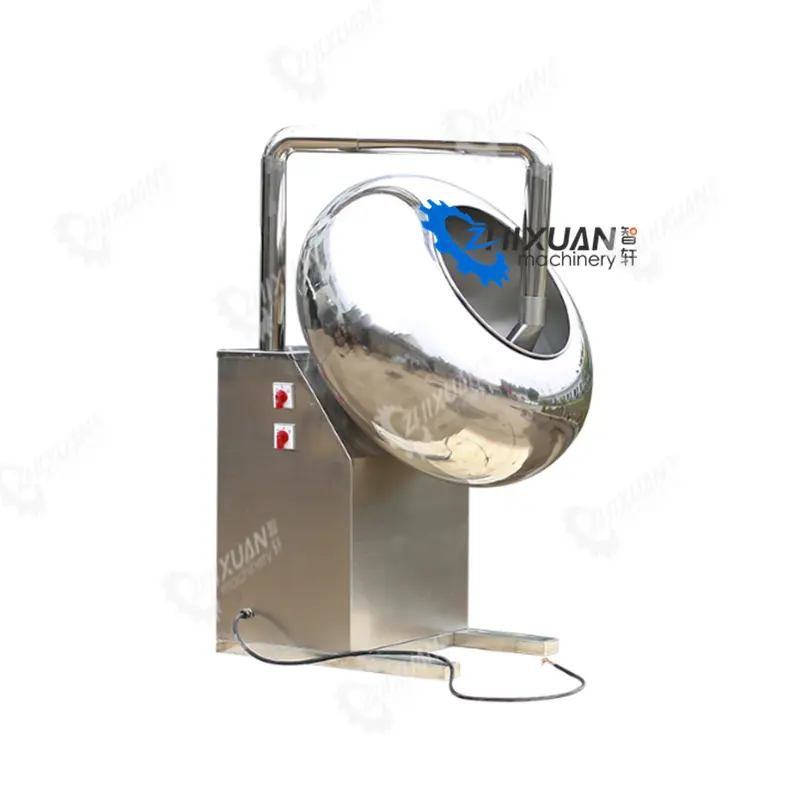 टैबलेट चीनी कोटिंग मशीन मूंगफली बादाम कैंडी कोटिंग पॉलिशिंग मशीन