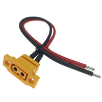 Câble mâle XT60E-M à montage sur panneau, connecteur XT60E M&F pour batterie Lipo RC