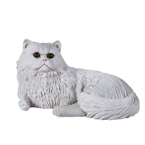 Home Decor Resin Persian Cat Figurines ornament animal statues for outdoor garden decor indoor Persian cat ornaments Figurine