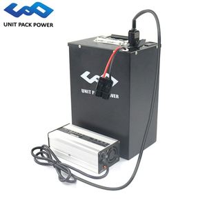 แบตเตอรี่ลิเธียมไอออนแบบชาร์จไฟได้ Unitpackpower 48V 40ah 50ah 60ah 70ah 18650 21700 สำหรับจักรยานไฟฟ้า พร้อมกล่อง - Product Image 5