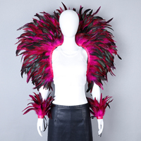 Ailes d'ange en plumes douces pour la photographie de mariage en blanc rouge violet Couleurs personnalisées Adultes Unisexe
