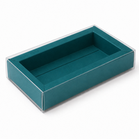 Boîte d'emballage en carton brun pliable de qualité alimentaire pour pâtisseries et biscuits, avec fenêtre en PVC pour desserts, vente en gros