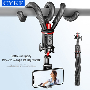 <span class=keywords><strong>Trépied</strong></span> flexible et <span class=keywords><strong>portable</strong></span> CYKE pour appareil photo, mini <span class=keywords><strong>trépied</strong></span> pieuvre pour <span class=keywords><strong>téléphone</strong></span> <span class=keywords><strong>portable</strong></span> avec <span class=keywords><strong>adaptateur</strong></span> de fixation pour <span class=keywords><strong>téléphone</strong></span>, perche à selfie et télécommande - Product Image 3