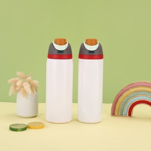 <b>Hot</b> Sell on 19oz 24oz 32oz Fitness Water Bottle Insulated Stainless Steel Water Bottle with Straw for Sports Yoga Bottle - Product Image 4