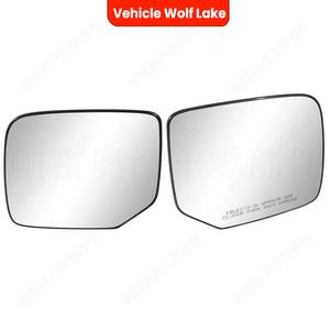 กระจกมองข้าง Honda Pilot Ridgeline ปี 2009-2015 ซ้าย-ขวา อะไหล่ทดแทน 76253-SZA-A11 76203-SZA-A11 สีเงิน - Product Image 2