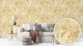 Nouveau design, vente chaude : Rouleaux de papier peint mural de luxe ignifuge en PVC vinyle texturé avec support en tissu pour la décoration intérieure