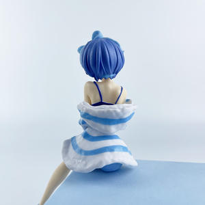Figura de Manga de 14CM, estatuas Re Zero, ropa para el hogar, niñas, <span class=keywords><strong>Rem</strong></span> Ram, figura de PVC, juguetes de Anime - Product Image 6