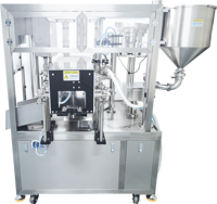 Machine de remplissage et de bouchage automatique électrique de poches à double bec verseur pour applications boisson et chimiques