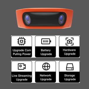 Caméra de suivi sportif avec suivi automatique par IA et double objectif 180 °   Panorama pour les entraîneurs de football et de basketball - Product Image 6