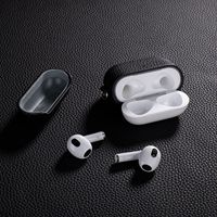 Étui en cuir de luxe à grain litchi pour écouteurs sans fil, accessoires pour AirPods Pro, coques à motif litchi