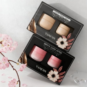 Juego de 2 Frascos de Vidrio de 30g para Viaje, Frascos de Vidrio de Lujo con Degradado Rosa Personalizado para Lociones, Sueros y Cremas Cosméticas para el Cuidado de la Piel de Alta Gama - Product Image 1