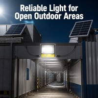 Lámpara Solar de Patio de Alto Lumen, IP66 Impermeable, Encendido/Apagado Automático al Anochecer/Amanecer, Diseño de Fábrica, Soporte para Construcción, Venta al por Mayor, OEM, ODM