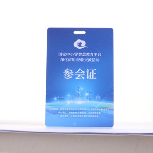 Tùy chỉnh đầy đủ màu sắc in của bạn <span class=keywords><strong>PVC</strong></span> nhân viên ID thẻ sự kiện & triển lãm VIP Nhập pass ID thẻ <span class=keywords><strong>PVC</strong></span> hội nghị phù hiệu ID thẻ - Product Image 1