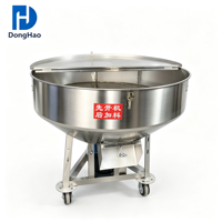Mélangeur automatique à bouche plate pour petites productions, agitateur vertical en acier inoxydable durable, équipement de mélange industriel pour poudres et pâtes