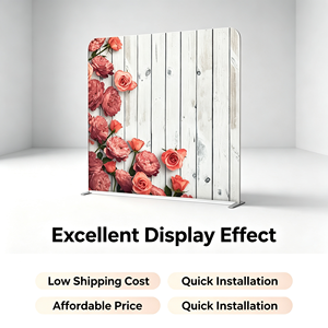 Affichage publicitaire personnalisé Portable Tension tissu cadre toile de fond <span class=keywords><strong>bannière</strong></span> support en aluminium pour magasin supermarché - Product Image 2