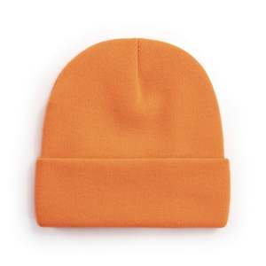 Gorro de punto de invierno cálido de Color sólido con logotipo bordado 3D de moda personalizado Unisex Travel - Product Image 2