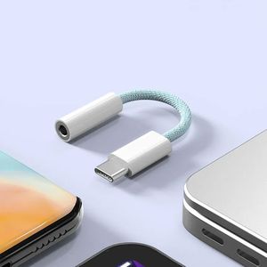 Nylon Braided 3.5mm to <b>Usb</b> <b>C</b> Earphone Adapter Cable Aux Audio Cable for Mobile Phones - Product Image 6