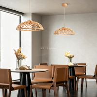 Lampe suspendue en fer bleu creux, style nordique, pour salle à manger, chambre à coucher, chambre d'enfant, café, décoration de la maison