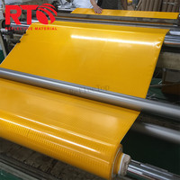 HIP 5 ans 7 ans 4ftx150ft impression numérique jaune nid d'abeille hexagone auto-adhésif réfléchissant vinyle rouleau feuille