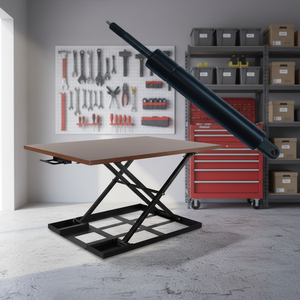 Cilindro de acero bloqueable para asiento de autobús, varilla neumática controlable para mesa elevadora de gas, palanca hidráulica para mesa de estudio - Product Image 1