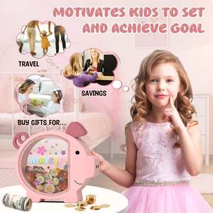 Tirelires en bois personnalisées mignonnes pour garçons et petites filles-Boîte d'épargne pour l'argent - Product Image 4