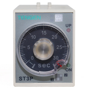 รีเลย์หน่วงเวลา Tengen St3p 220V ช่องสัญญาณเดียว แบบหน่วงทันที - Product Image 1