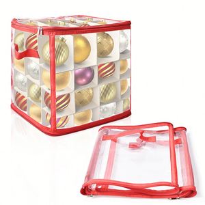 Caja Organizadora de Adornos Personalizable, Caja de Almacenamiento Plegable para Bolas de Navidad - Product Image 4