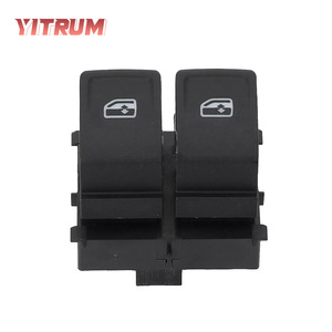 Interruptor de elevalunas eléctrico para coche YITRUM, 12V, negro, doble control, para Volkswagen Golf MK7, interruptores automáticos - Product Image 2