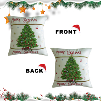Housse de coussin de Noël en lin 45 cm pour canapé de salon – Vente en gros