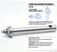 SERI S/9040 VISCOMETER ASSEMBLY/Y (BAGIAN YANG DAPAT DIBONGKAR) EA7788 untuk Printer Inkjet SERI S4 S8 9040 M
