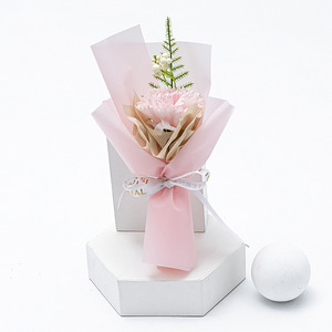Jabón de Flores para el Día de la Madre, Pequeño Regalo, Flores Secas Estrelladas, Rosa, Girasol, Jabón Artificial, Mini Ramo de Flores - Product Image 3