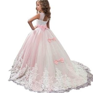 2023 estate lungo <span class=keywords><strong>damigella</strong></span> d'onore <span class=keywords><strong>bambina</strong></span> <span class=keywords><strong>bambina</strong></span> principessa festa abito da sposa 3 10 14 anni corte - Product Image 2
