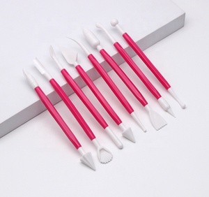 8 pcs/Lot 16 modèles en plastique céramique artisanat poterie modélisation polymère argile sculpture outils ensemble - Product Image 3