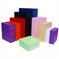 Boîte cadeau rigide magnétique personnalisée avec finition mate, matériaux recyclés, design élégant et portable, cadeau de haute qualité pour les fêtes