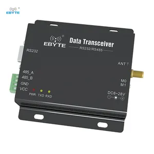 Ebyte RS232 RS485 3กิโลเมตรเพล็กซ์เต็มรูปแบบ E62-DTU(433D20) ความถี่อัตโนมัติกระโดดโมดูลไร้สาย