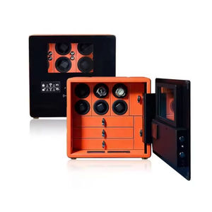 Coffre-fort de luxe pour montres avec verrouillage numérique par empreinte digitale, en verre anti-explosion, hauteur 42 cm - Product Image 6