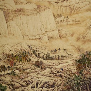 เครื่องประดับภูเขาสีทองแสงอาทิตย์ ของตกแต่งโต๊ะทำงาน งานฝีมือสไตล์จีนใหม่ ของตกแต่งห้องนั่งเล่น ห้องชงชา ห้องทำงาน ของขวัญขึ้นบ้านใหม่ - Product Image 4