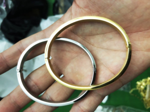 Bmz hợp thời trang cổ điển thương hiệu thép không gỉ thời trang Bangle <span class=keywords><strong>2</strong></span> năm đảm bảo Hot Bán cao đánh bóng C thương hiệu Bangle - Product Image 6