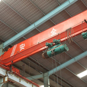 Gigi Motor derek Overhead Girder tunggal kualitas tahan lama untuk tanah bengkel Industri + pengangkat jangka panjang kendali jarak jauh - Product Image 6