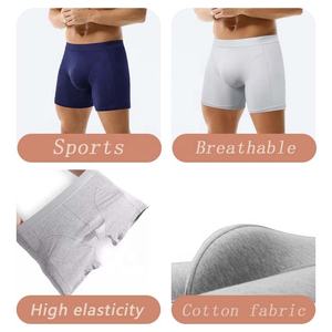 Bóxers para <span class=keywords><strong>Hombre</strong></span> de Alta Calidad Personalizados que No se Suben, Tipo <span class=keywords><strong>Culotte</strong></span> de Algodón Transpirable que Expulsa la Humedad, Ropa Interior para <span class=keywords><strong>Hombre</strong></span> - Product Image 2