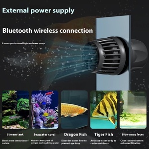 Jebao Jecod DMP-10/20/<span class=keywords><strong>30</strong></span>/40 Pompa Air Akuarium Air Tawar dan Air Asin, Pembuat Ombak, Aplikasi Bluetooth Pintar, Tanpa Kabel, Terbuat dari Plastik - Product Image 4