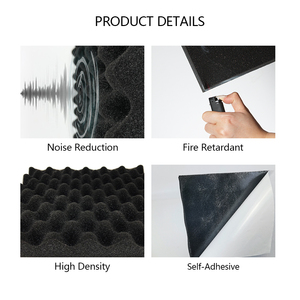 Großhandel High Density Verpackung Schaum Eier kiste Schall dichte leichte feuer hemmende Paneele für Home Studio Türen - Product Image 2
