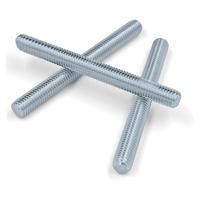 Threaded Rod Grade 4.8 Carbon Steel Zinc Plated DIN 975 M6-M30 Right Hand Stud Bar Wholesale Bulk Furniture Construction