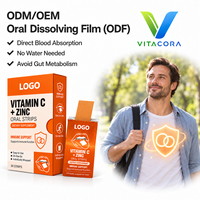 Bandes de film orales à dissolution rapide à la vitamine C et au zinc OEM ODM – Soutien immunitaire et antioxydant – Marque privée