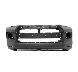 <b>Black</b> Front Bumper for Toyota 4Runner Limited 2014-21 Plastic with Park Assist Sensor Cutouts Replacement Bumper Assembly - Product Image 1