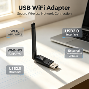 IFA01 ดองเกิล Wi-fi 150mbps ขนาดเล็ก อะแดปเตอร์ Wifi Usb ไร้สาย ชิปเซ็ต MTK7601 การ์ดเชื่อมต่อเครือข่าย - Product Image 5
