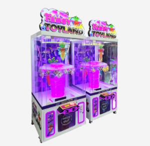 Nueva máquina expendedora de clips de juguete de premio que funciona con monedas Fancy Toyland máquina de juego de regalo rotativa 60 Clips para Centro Comercial - Product Image 1