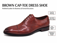 Chaussures habillées marron pour hommes en cuir véritable bruni à bout pointu, à lacets, semelle extérieure en caoutchouc, pour le bureau, les affaires, les occasions formelles et les mariages, vente en gros