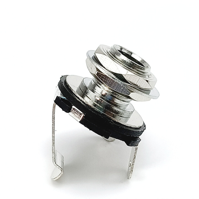 Durable Celluloid Material 6.35mm Mono Input Jack Plug Socket for Electric Guitar Pickup Output Hardware Audio Component